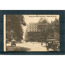 CIUDAD DE BUENOS AIRES ANTIGUA TARJETA POSTAL EDIFICIO DE CORREO